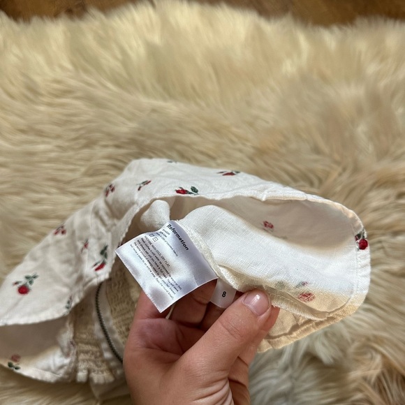 REFORMATION Magnolia Top In Queen Anne 100% Linen - Picture 7 of 8